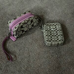 2 coach purse with straps good for small items